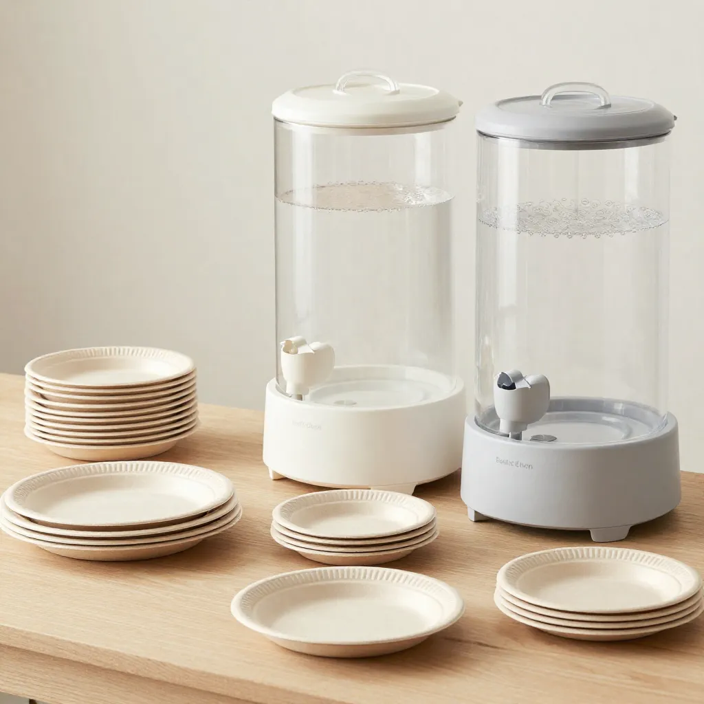 Duurzame tafelopstelling voor sociale bijeenkomsten